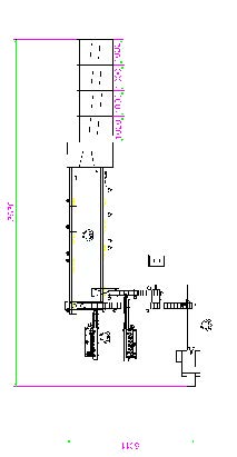 Drawing of automatic group packaging solution with tray loading unit Drawing of automatic group packaging solution with tray loading unit