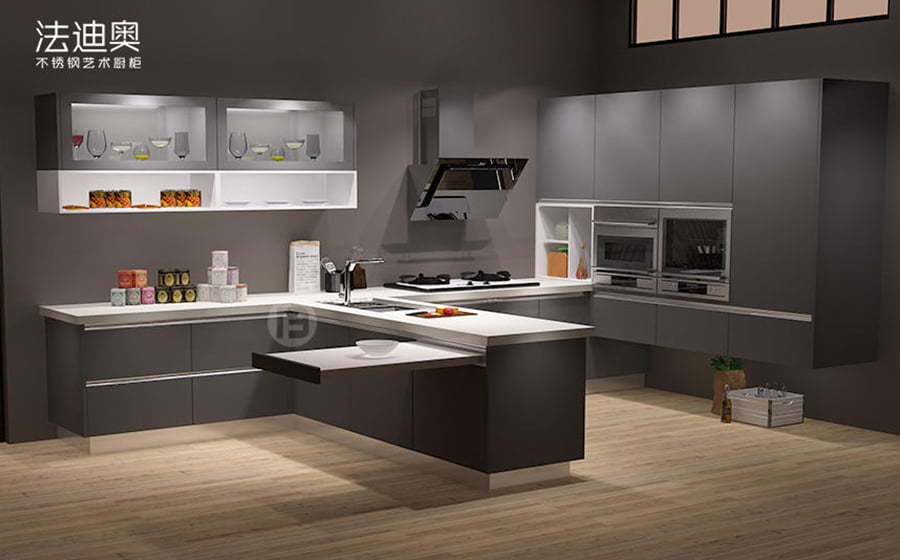  Stainless Steel Kitchen Cabinets