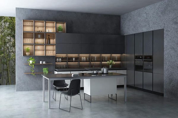 Modern Metal Kitchen Cabinet