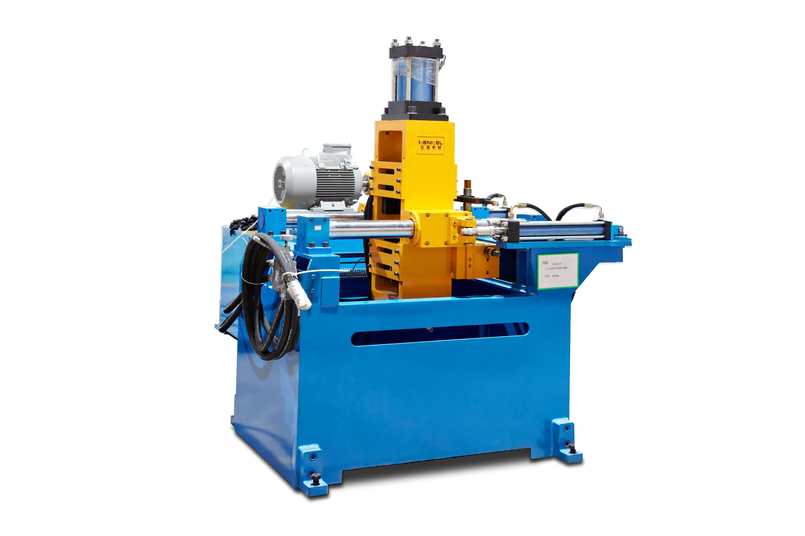 Hydraulic Double Pushing Weld Joint Removal Machinery Weld Bead Roller Machine