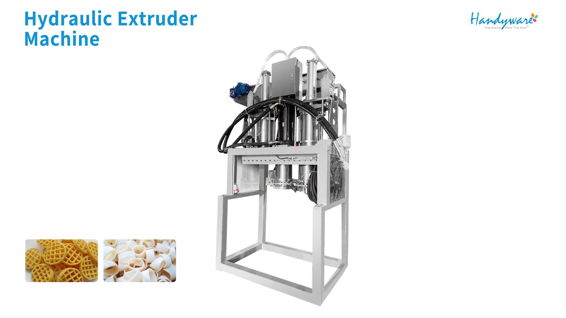 Hydraulic Extruder Machine-Honeycomb Chips are made of potato flakes
