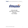 Manuale dell'utente del trasmettitore FM CZH618F-1000C 1KW