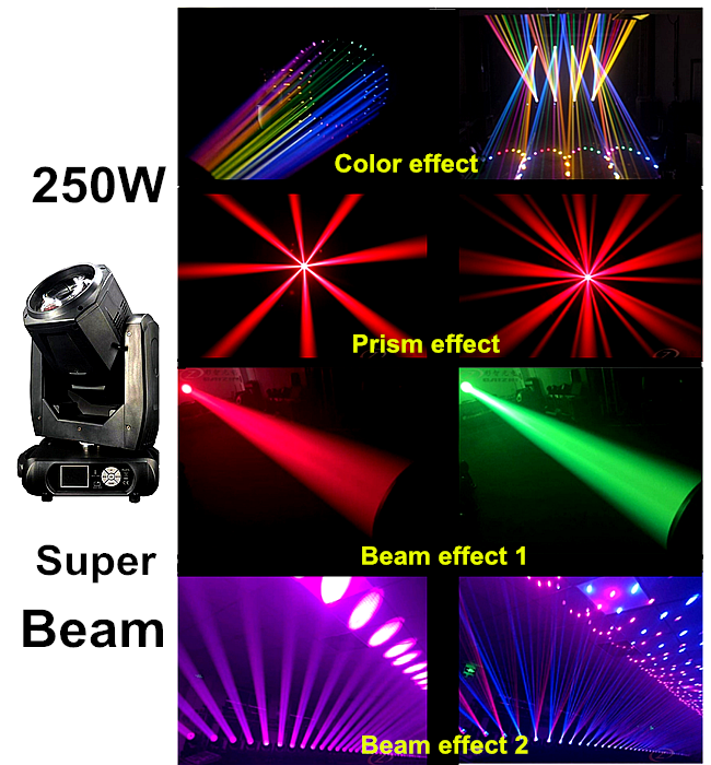 NEW 250W STRONG BEAM MOVING HEAD LIGHT