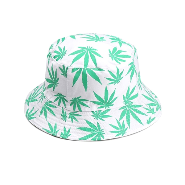 Women Men Couple Cotton Fishing Hat Hip Hop Cap Maple Leaf Panama Bucket Hat Sun Flat Top Fisherman Hats Caps