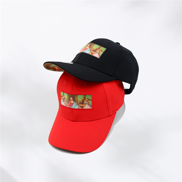 ACE Brand High Quality Custom Logo Sublimation Patch Embroidery Baseball Cap Hat With Metal Buckle
