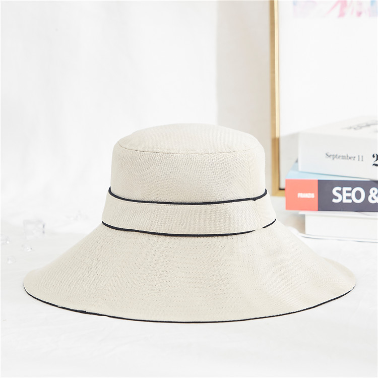 Womens cream-colored Straw Hat Sun Hat for Women Beach Cap Summer Hats UV Protection UPF50+