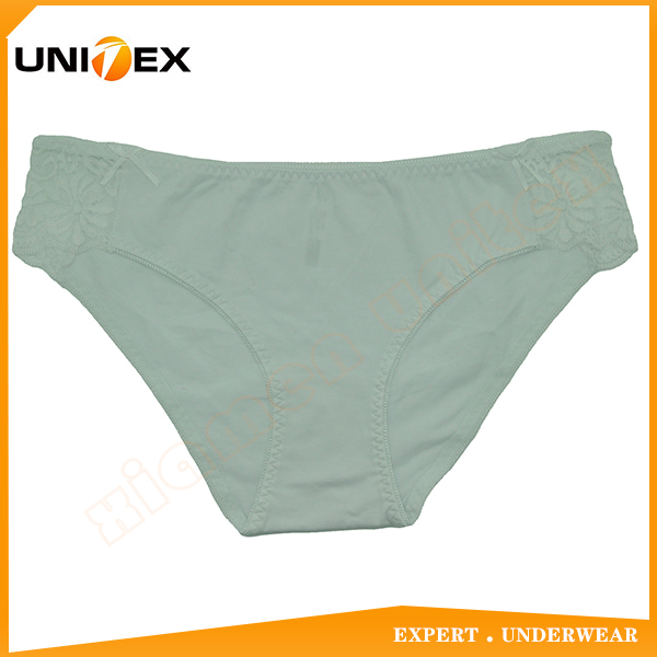 Classical Ladies Underpants Sexybriefs Cotton Fabric Women’s Underwear Women's Slip Zigzag Stitching Solid Colors