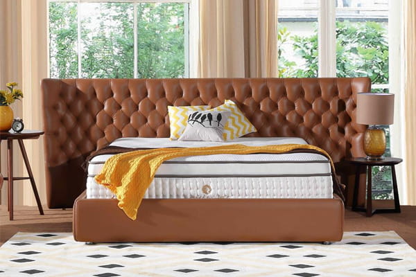 Hand Tufted Double Spring Latex Mattress