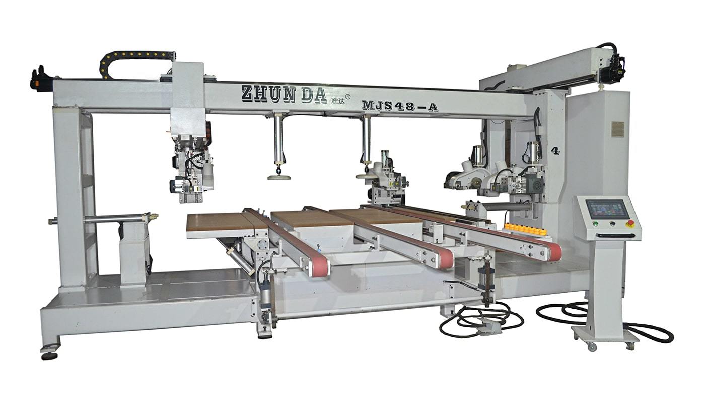 Precision CNC Wooden Door Four Side Saw 