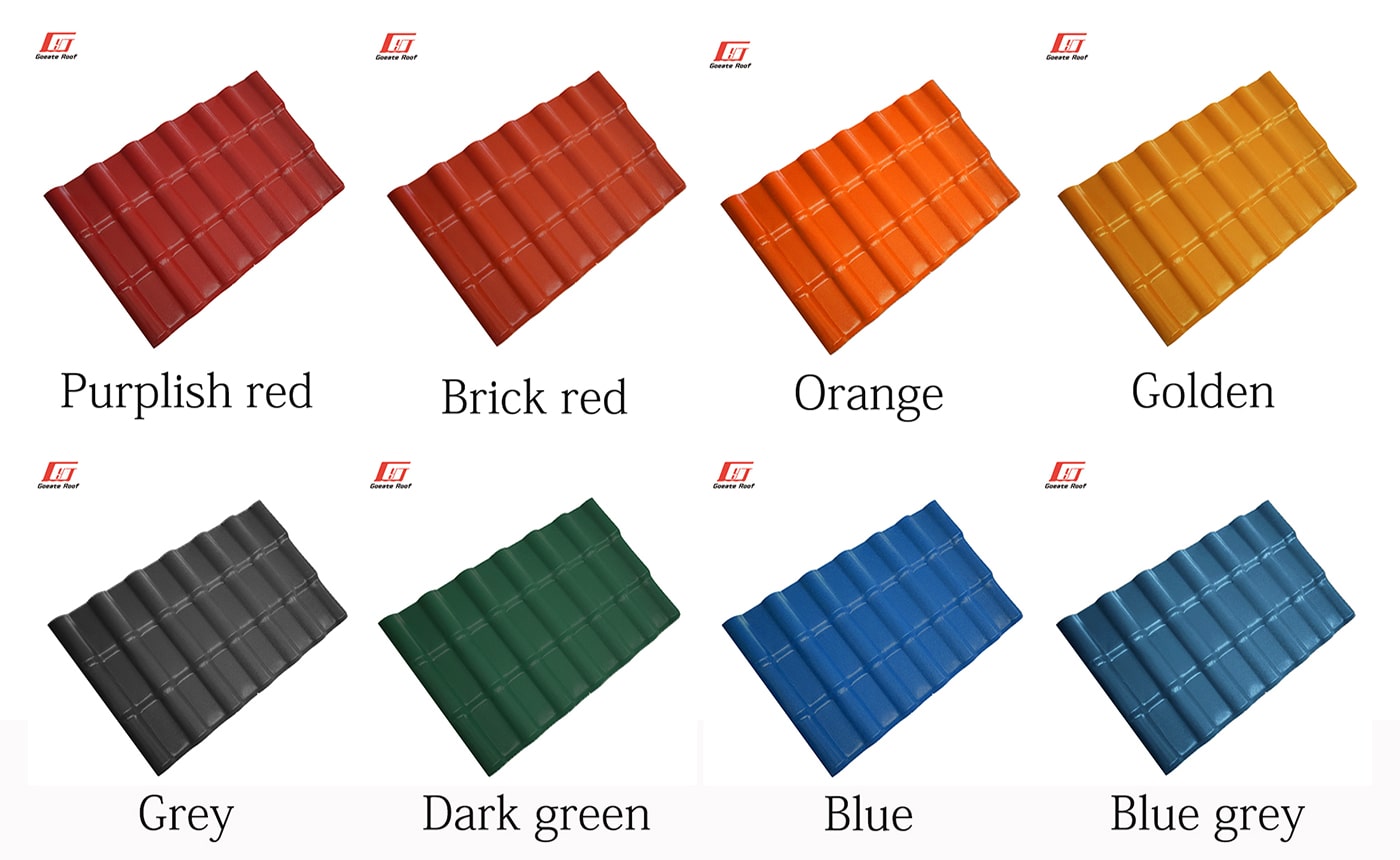 Synthetic Resin Tile Color
