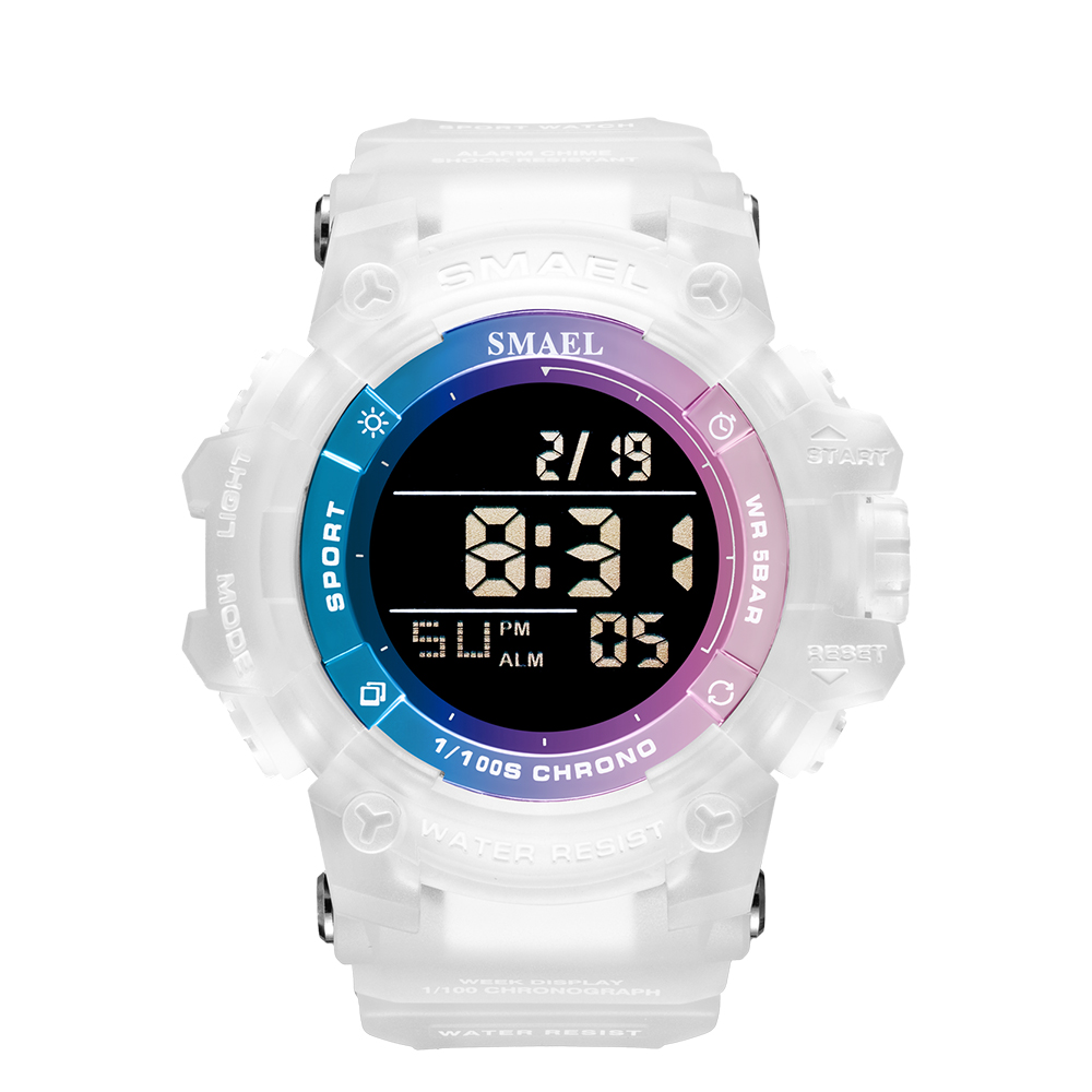 smael watch white