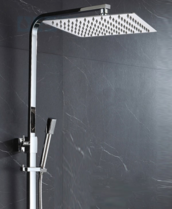 Chrome 304SS ultra thin 250mm square rain shower head