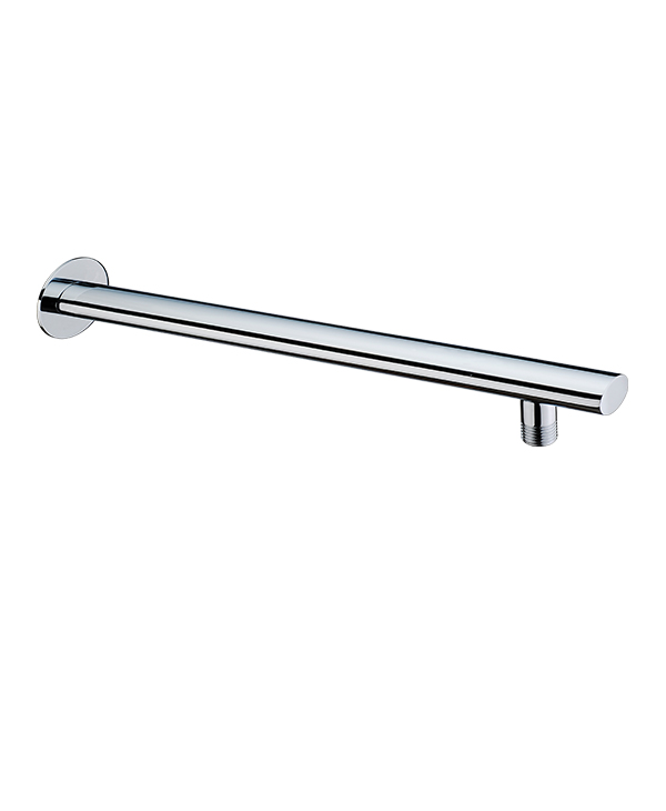 Chrome wall mounted round bathroom brass shower arm