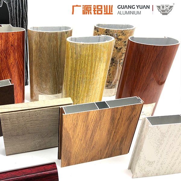 Wood Grain Aluminium Profile